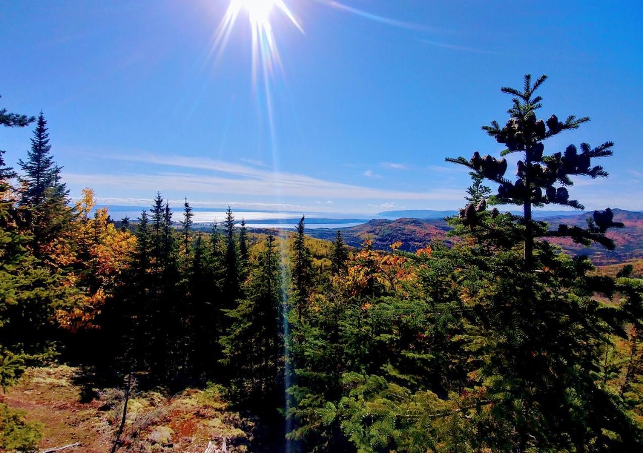 Auberge De La Rive De Charlevoix - Auberge De Jeunesse Familiale Pour Voyageurs De Tous Ages Saint-Joseph-de-la-Rive ภายนอก รูปภาพ