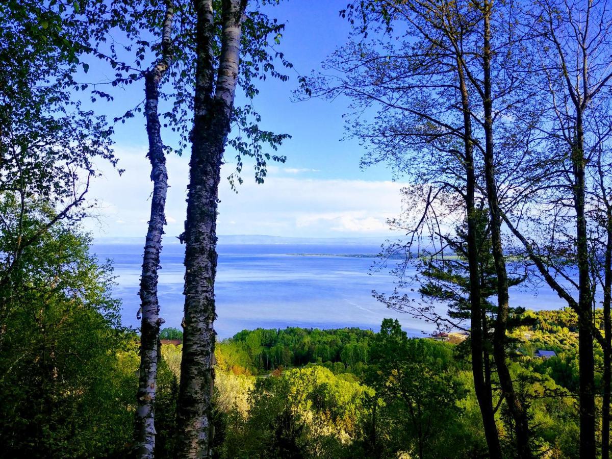 Auberge De La Rive De Charlevoix - Auberge De Jeunesse Familiale Pour Voyageurs De Tous Ages Saint-Joseph-de-la-Rive ภายนอก รูปภาพ